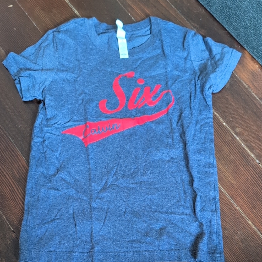 Sixth Birthday Shirt - Calvin - Small 6 / 8